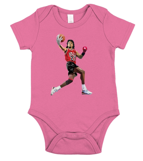 Jordan Like Mike Jackson Tyson Short Sleeve Baby One-Piece