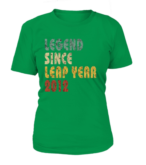 Retro Legend Since Leap Year 2012 Funny Birthday T-Shirt Woman