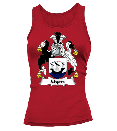 Myers Family Crest British Family Crests Tank top Woman