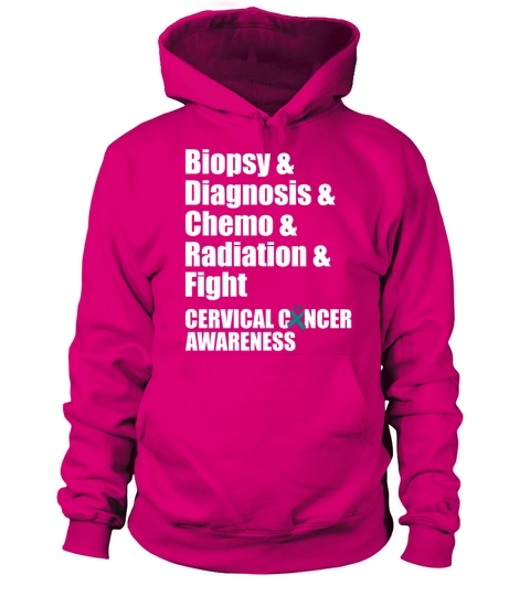 Cervical Cancer Survivor Chemo Cervix Warrior Women's Hoodie