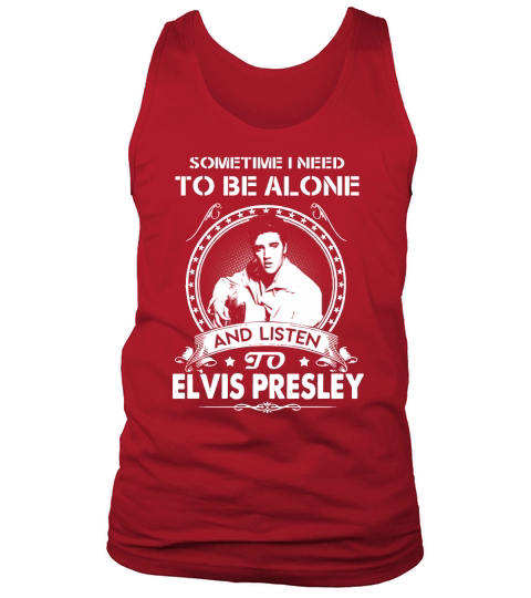 Elvis Presley AloneListen Tank Top Unisex