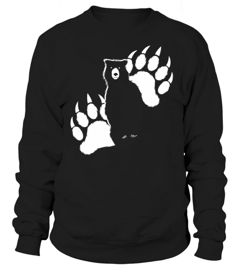 Grizzly bear silhouette Men's Sweatshirt