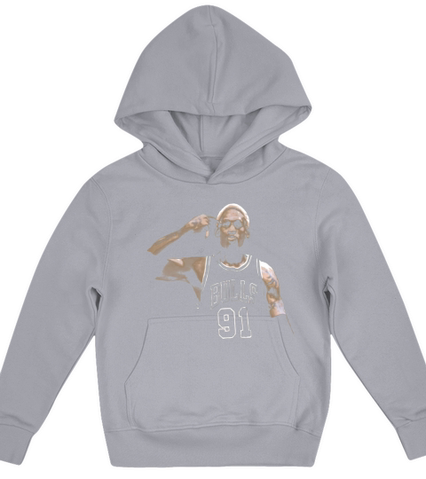 Vintage Graphic Dennis Rodman Picture Kids Hoodie