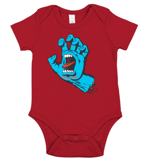 Screaming Hand Crew Short Sleeve Baby One-Piece