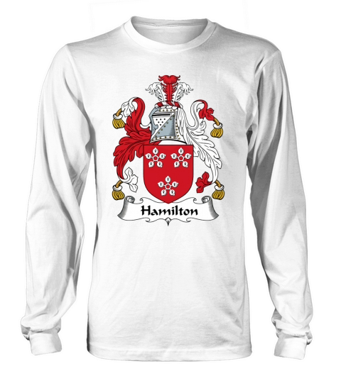Hamilton Family Crest Scottish Family Crests Long sleeved Unisex