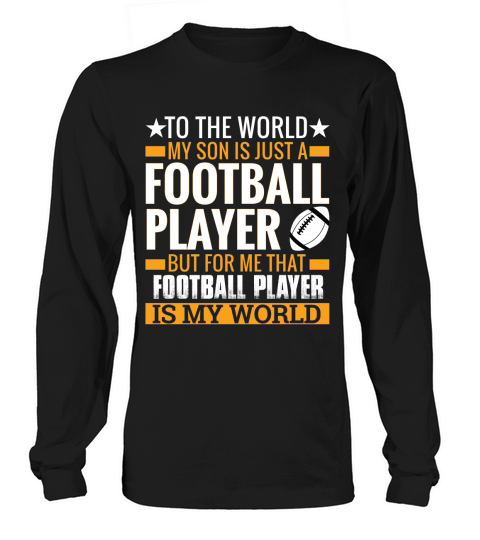 My son is a Footballer and that is my world Women's Long Sleeve