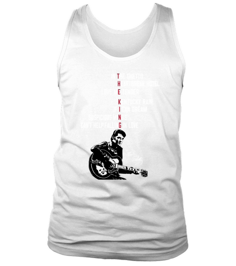 Elvis Presley The King Tank Top Unisex