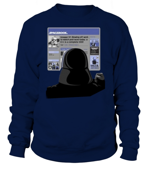 darth vader spacebook Women's Sweatshirt