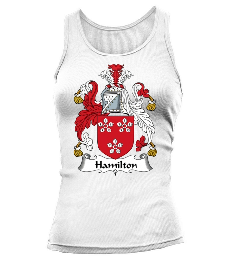 Hamilton Family Crest Scottish Family Crests Tank top Woman