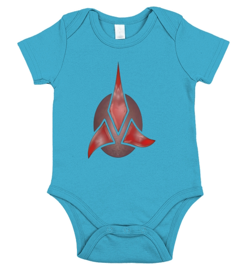 Klingon Symbol Short Sleeve Baby One-Piece
