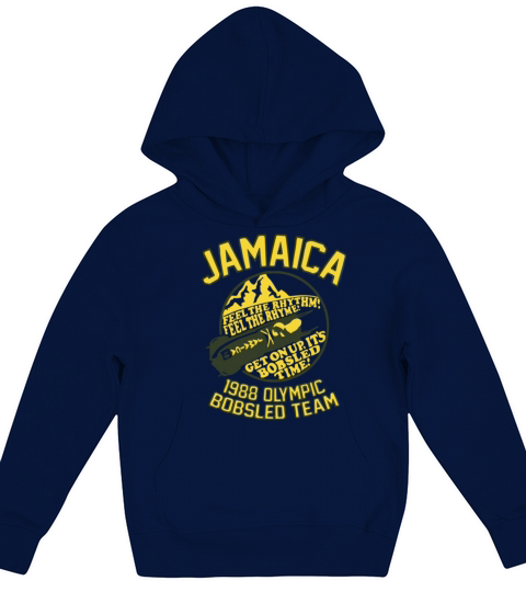 JAMAICA 1988 OLYMPIC BOBSLED TEAM Kids Hoodie