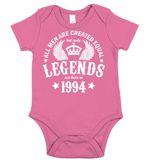 Legends are Born in 1994 Short Sleeve Baby One-Piece