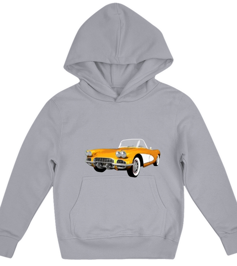1961 Corvette C1 T-Shirt 2 Kids Hoodie
