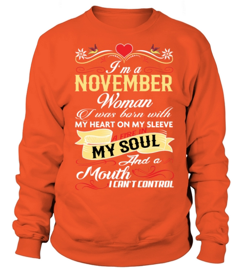 NOVEMBER WOMAN Women's Sweatshirt