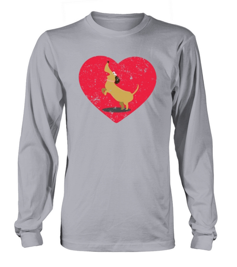 Dog Valentine Happy Valentines Day Dog Rescue Men's Long Sleeve