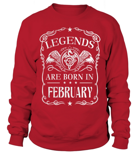 Legends Are Born In February Men's Sweatshirt