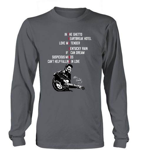 Elvis Presley The King Long sleeved Unisex