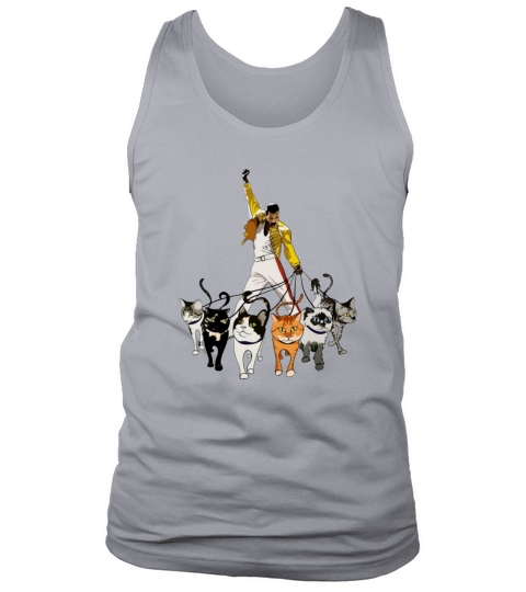 Freddie Mercury and cats shirt Tank Top Unisex