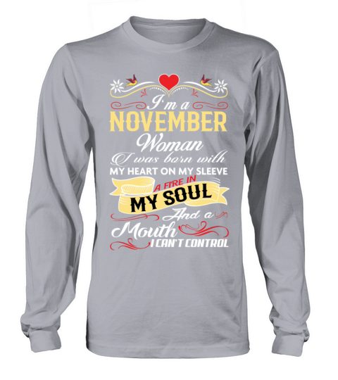 NOVEMBER WOMAN Women's Long Sleeve
