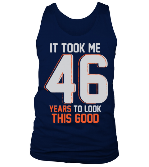 Funny 46th Birthday Pun Design Gift Ideas Men's Tank Top
