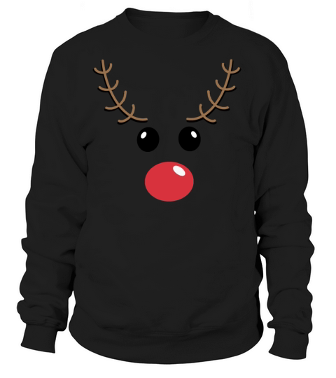 Merry Christmas Simple Rudolph The Red Nosed Reindeer Classic T Women's Sweatshirt
