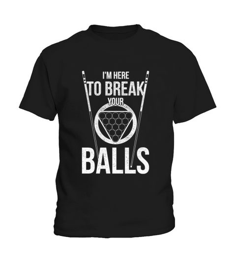 Funny Billiard Player Gift Kids T-Shirt