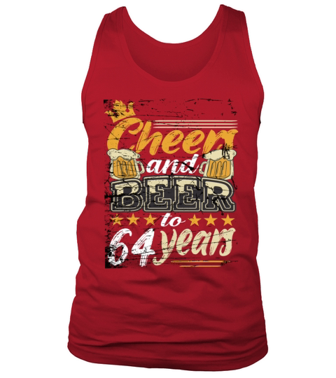 64 Birthday Man Tank Top Unisex