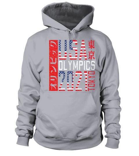 Team USA for American Flag Tokyo Olympics 2021 Women's Hoodie