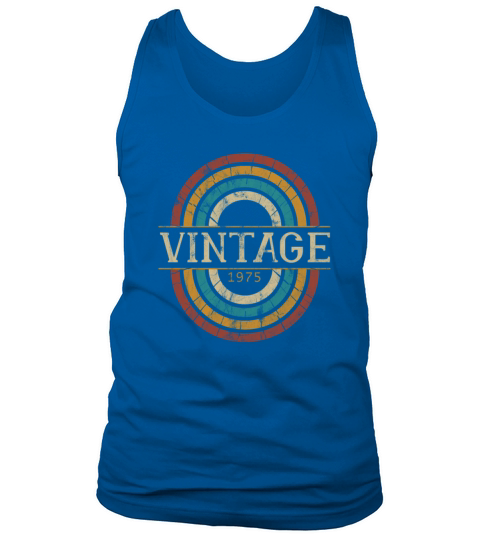 1975 birthday vintage shirt - gift idea retro Men's Tank Top