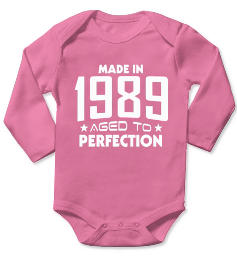1989 Vintage-Outfit Long Sleeve Baby One-Piece