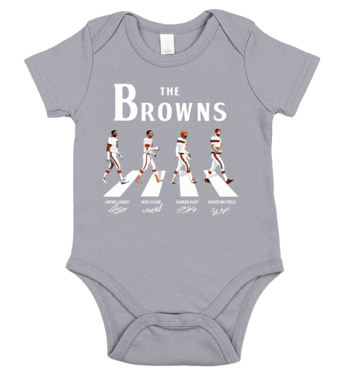 The Browns Abbey Road signatures Short Sleeve Baby One-Piece