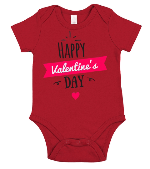 Valentines day Short Sleeve Baby One-Piece