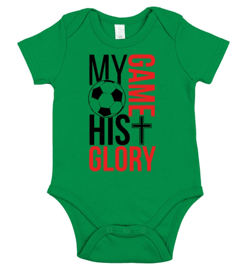 Believe God Jesus Game Game Sports Pray Prayer Short Sleeve Baby One-Piece