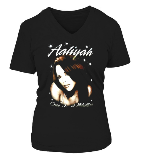 Aaliyah One In A Million V-neck T-Shirt Woman