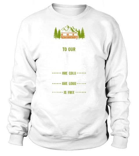 Camping Welcome To Our Camp Women's Sweatshirt