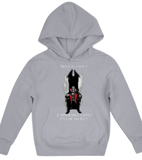 What Is A Man I Miserable Little Pile Of Secrets Kids Hoodie