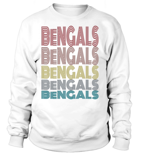 Retro Vintage Bengals Women's Sweatshirt