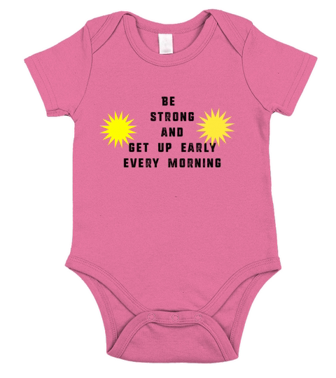 waking up the morning beaty Short Sleeve Baby One-Piece