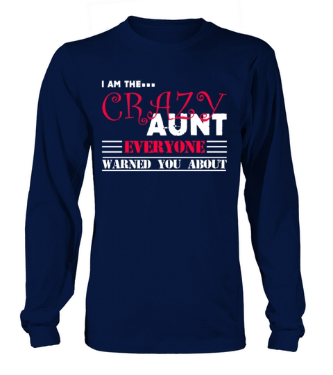 Crazy Aunt Shirts Women's Long Sleeve