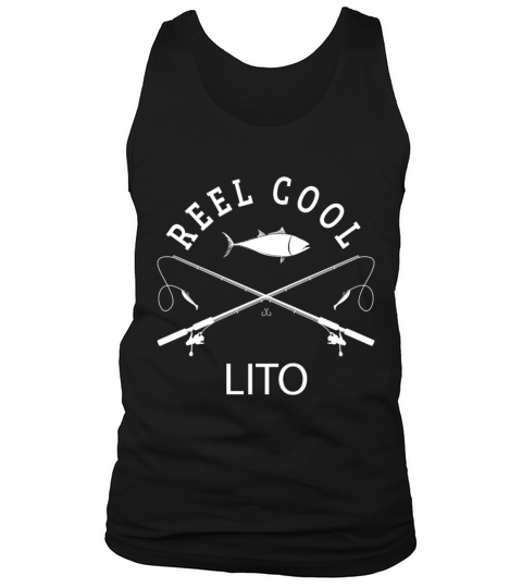 Reel Cool Lito Grandpa Funny Fisher Fathers Day Men's Tank Top