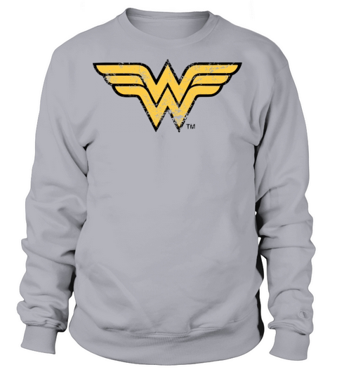 Justice League Wonder Woman Logo Vintage Women's Sweatshirt
