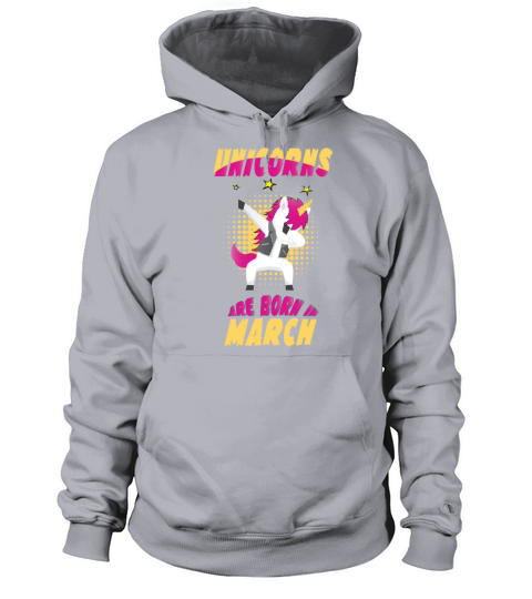 UNICORNS ARE BORN IN MARCH Women's Hoodie