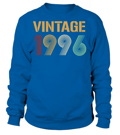 Beautiful Vintage 1996 Birthday Design Women's Sweatshirt