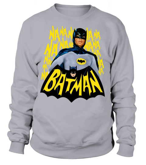 DC Comics Batman Vintage Actor Theme Song Women's Sweatshirt