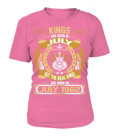 The Real Kings Are Born On July 1982 Women's T-Shirt