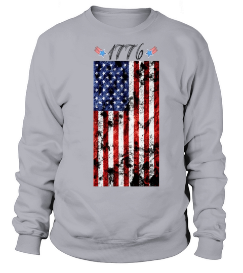 4th of July Grunge Flag-1776 Women's Sweatshirt