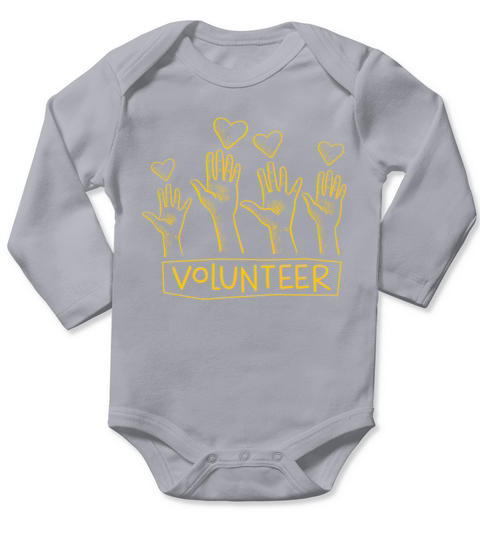 Volunteering Rescue Charity Volunteer Volunteers Long Sleeve Baby One-Piece