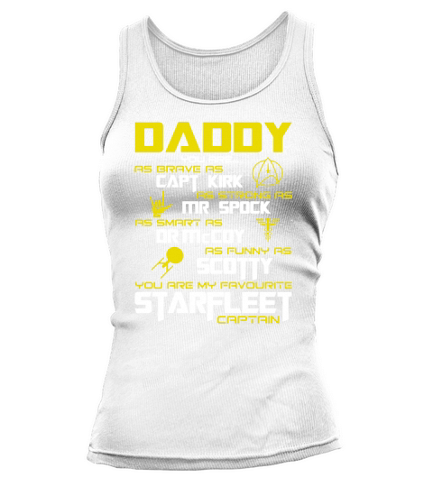 Daddy Super star Dad Papa Hero Fathers Day Gift Trek Shirts Tank top Woman