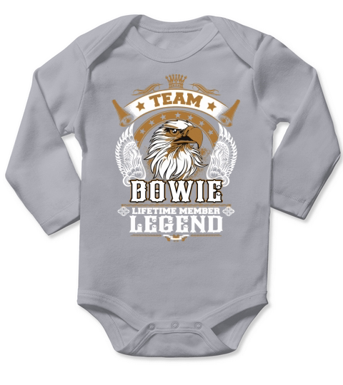 BOWIE team legend, BOWIE tshirt Long Sleeve Baby One-Piece