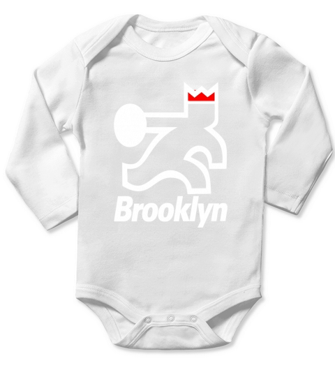 Vintage bowling brooklyn Long Sleeve Baby One-Piece